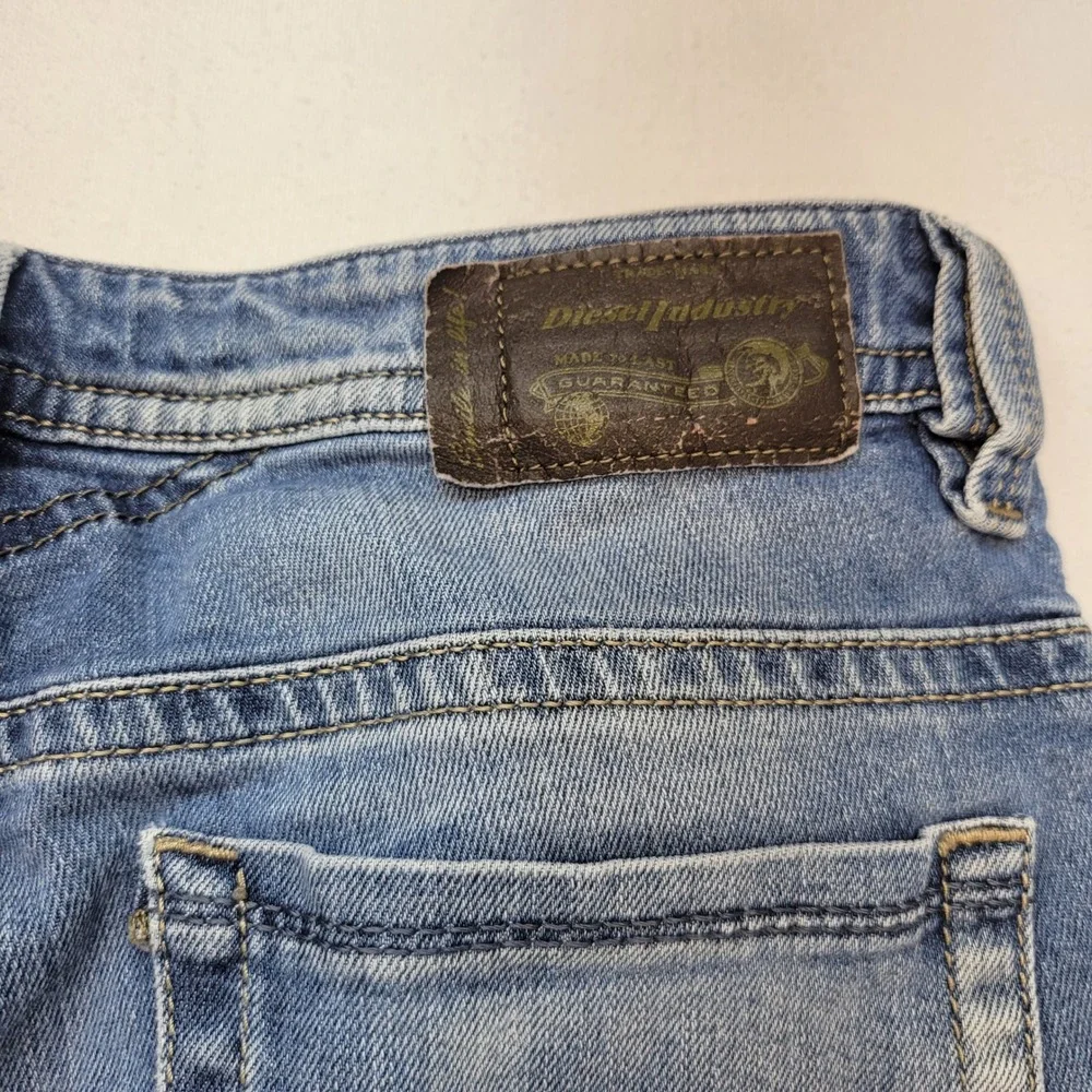 Diesel Thavar Slim Skinny Jeans Mens 28x26* Blue Medium Wash Denim